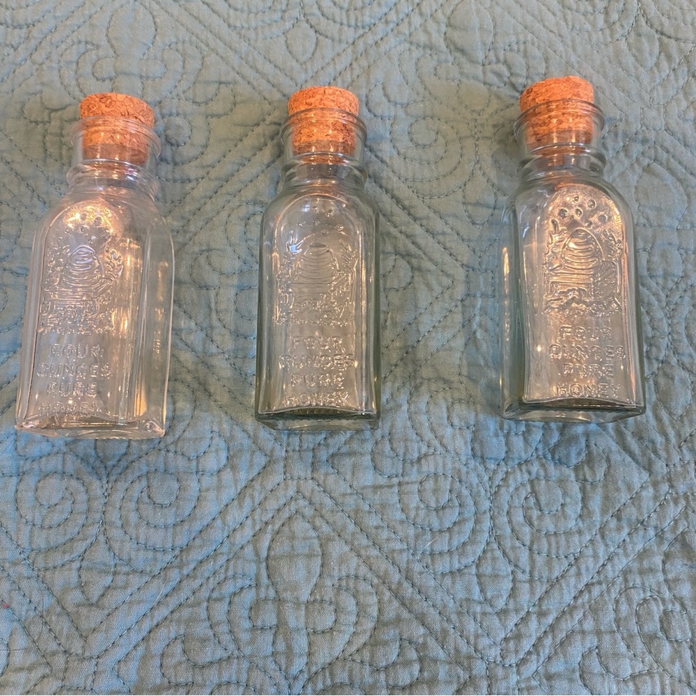 Bottle, Clear Glass with Cork Stopper (EA)
